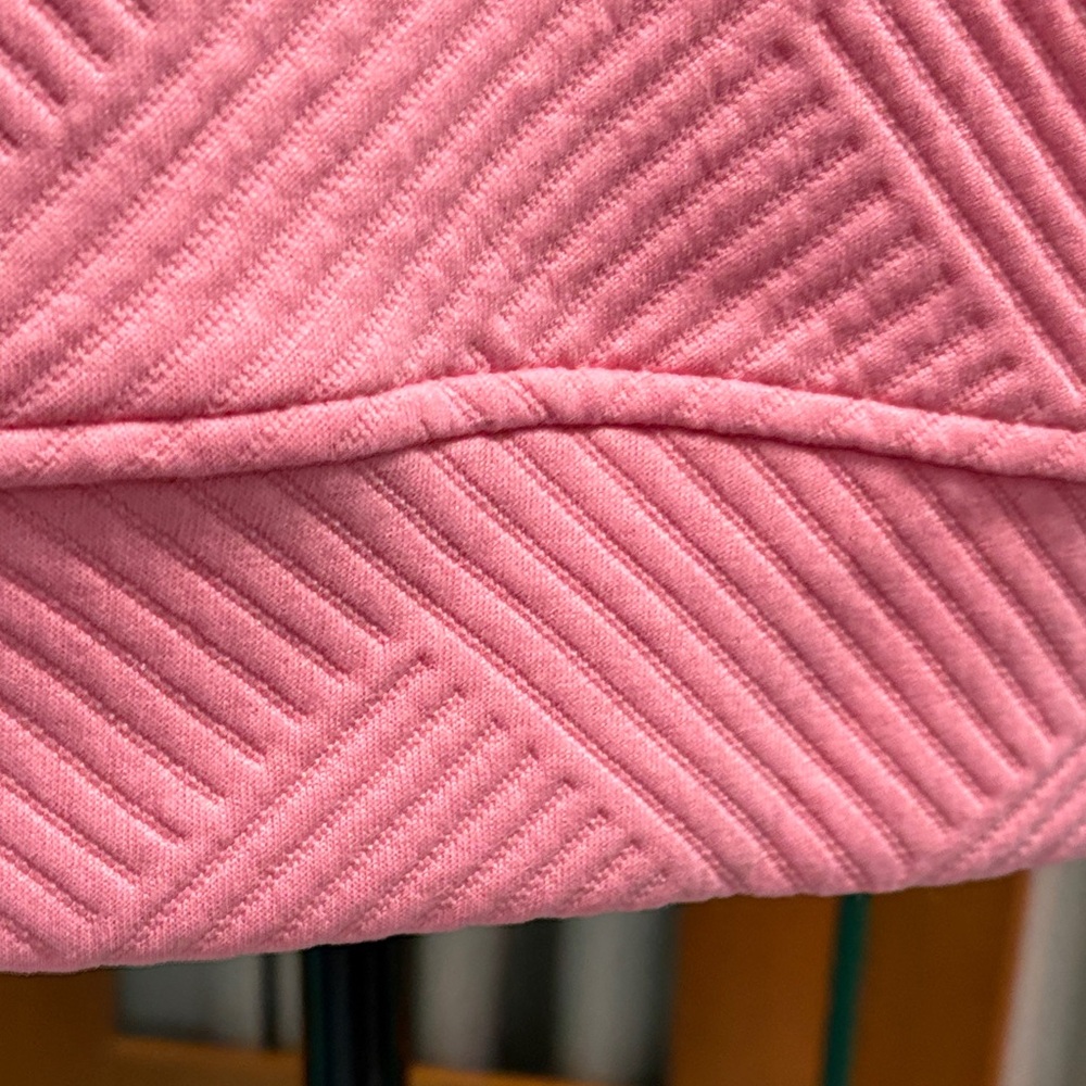 Double Take Elegant Pink Ruffled Women's Sweatshirt top - Picture 6 of 13